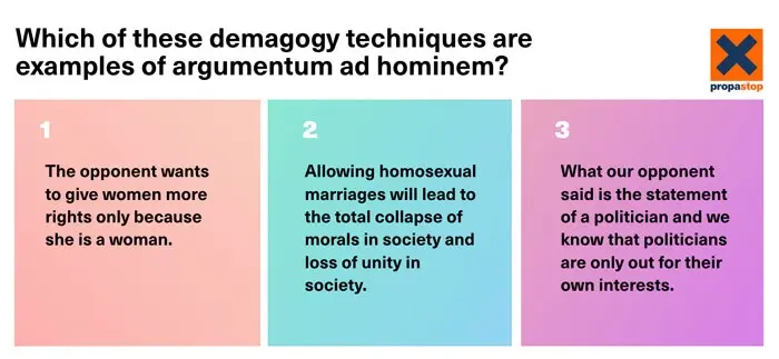 How to use demagogic techniques correctly?