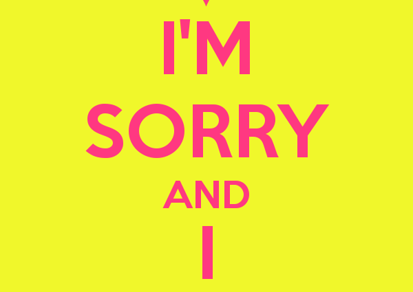 «Tôi yêu bạn… hay chỉ xin lỗi?»