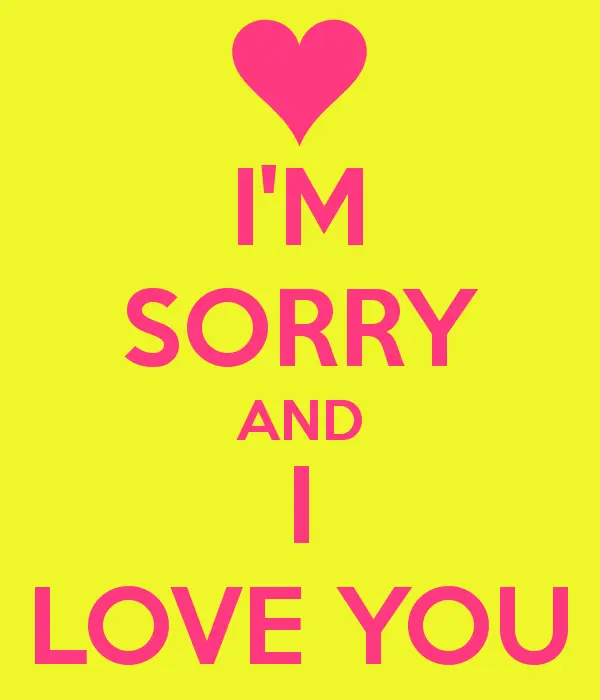 «I love you… or just sorry?»