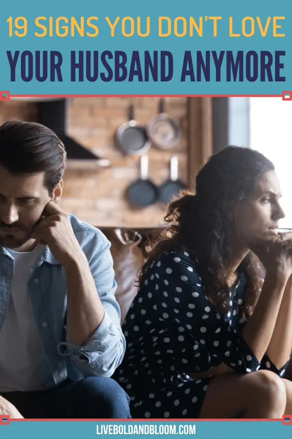 “I realized that I do not love my husband. What do i do?»