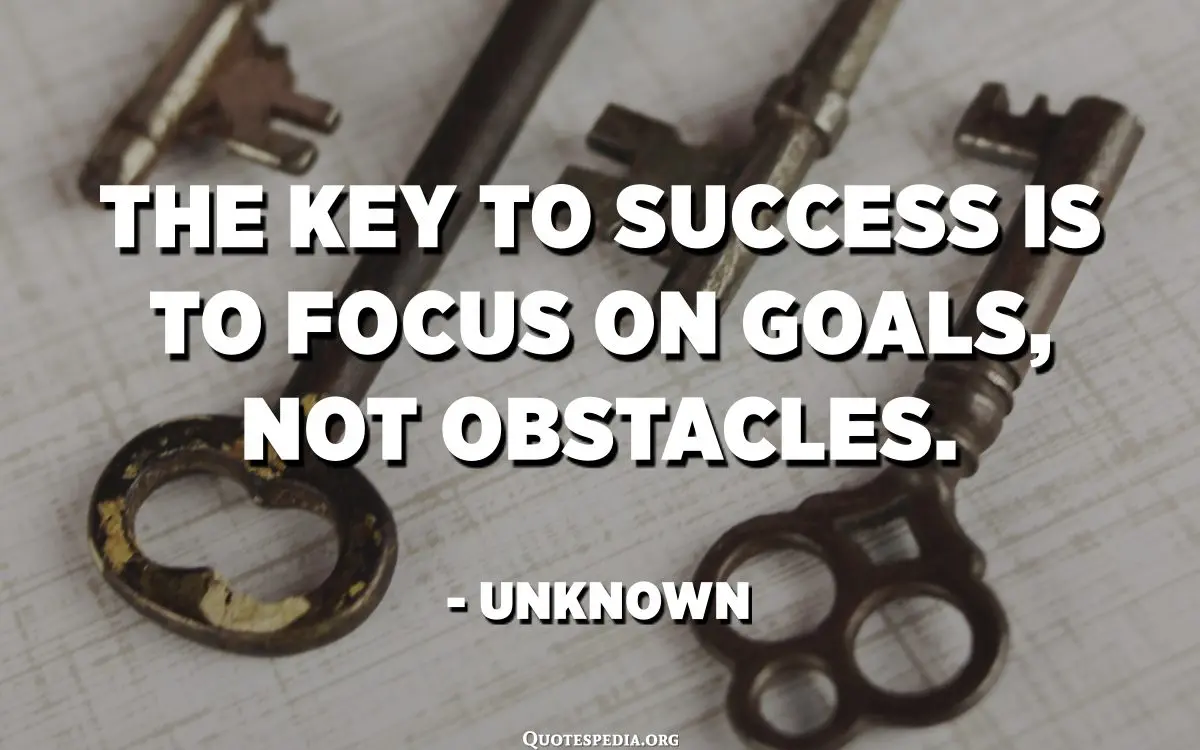 I see the goal, I see the obstacles: what prevents us on the path to success