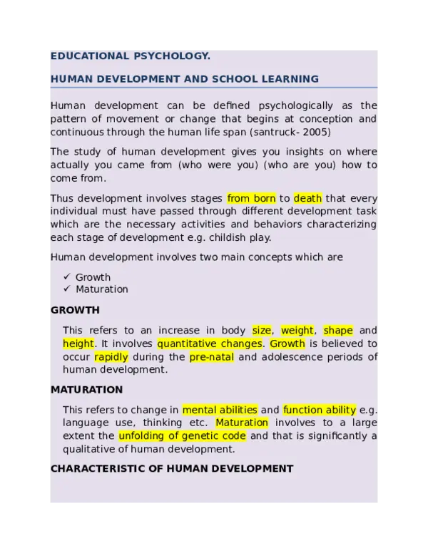 Is education really necessary and is it a factor in human development?