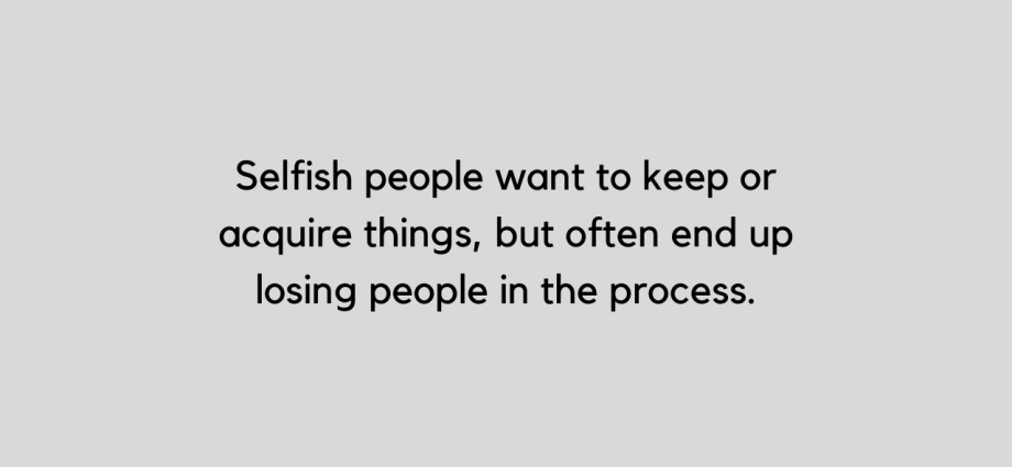 Is there selfishness in the phrase: rise yourself to help others?