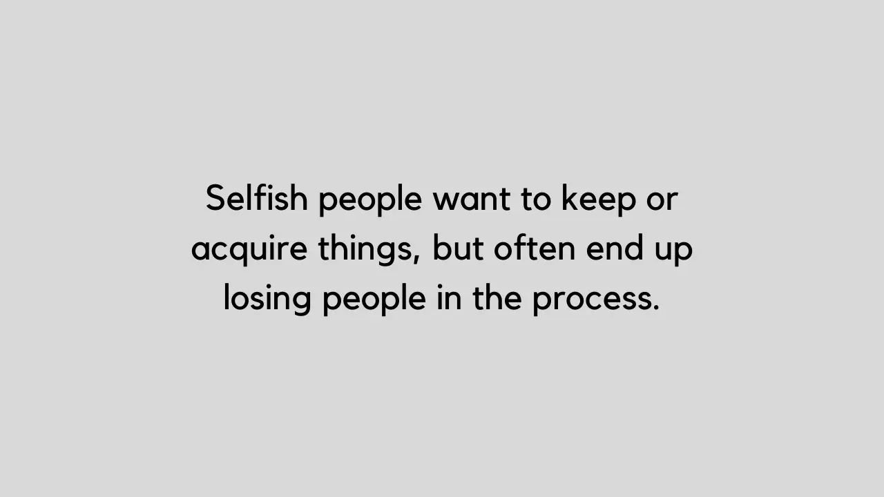 Is there selfishness in the phrase: rise yourself to help others?