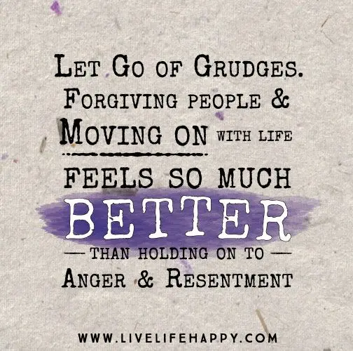 It’s time to let go of old grudges