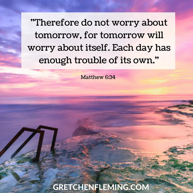 «Leave tomorrow’s worries for tomorrow»