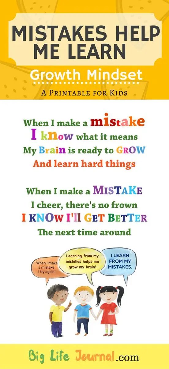 Mistakes help us learn faster
