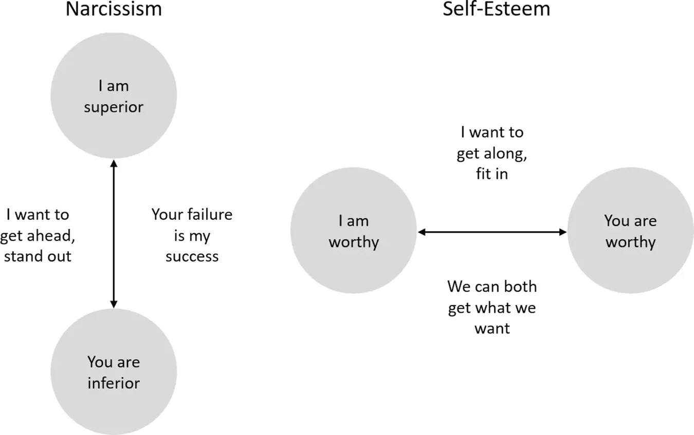 Narcissism and High Self-Esteem: What’s the Difference?