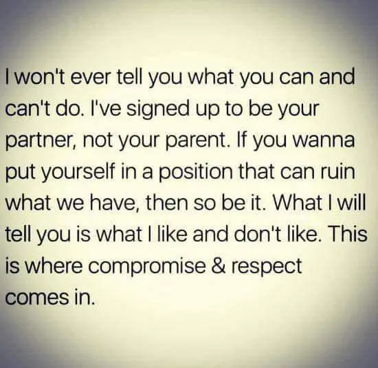 (Not) be a parent to a partner
