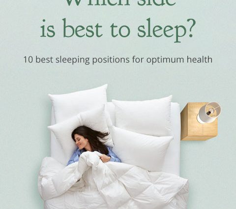 On which side is it better to go to bed for health and good rest