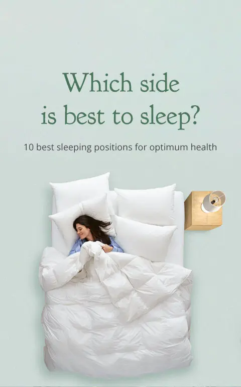 On which side is it better to go to bed for health and good rest