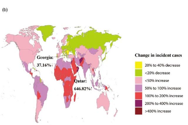 Patients with schizophrenia: statistics in the world