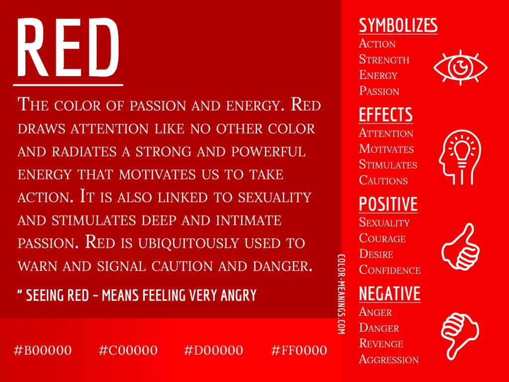 Red color in the interior: awaken the mind and feelings