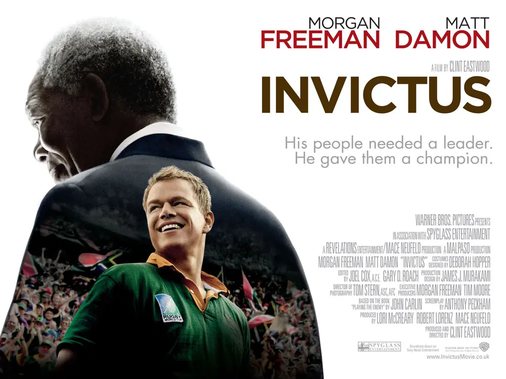 Review of the film Invictus, as well as a bonus verse of the same name