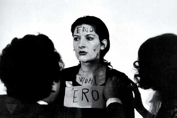 Rhythm 0 — brutal performance by Marina Abramovic