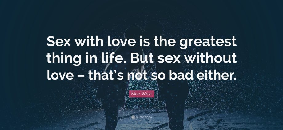 Seksi ilman rakkautta: onko se hyvä vai huono?