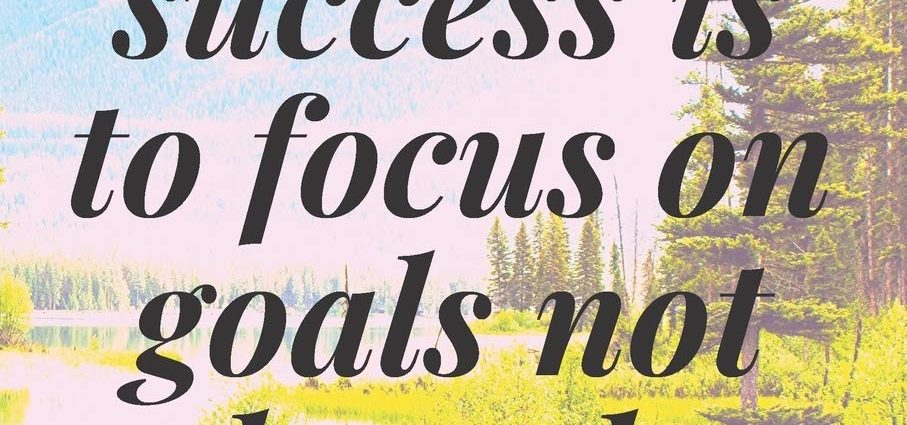 «The key to success is focus»