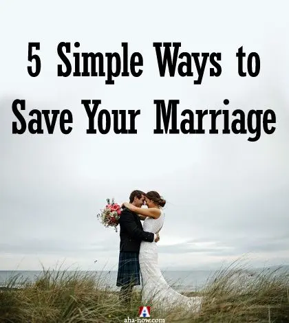 To save a marriage, try to leave for a while