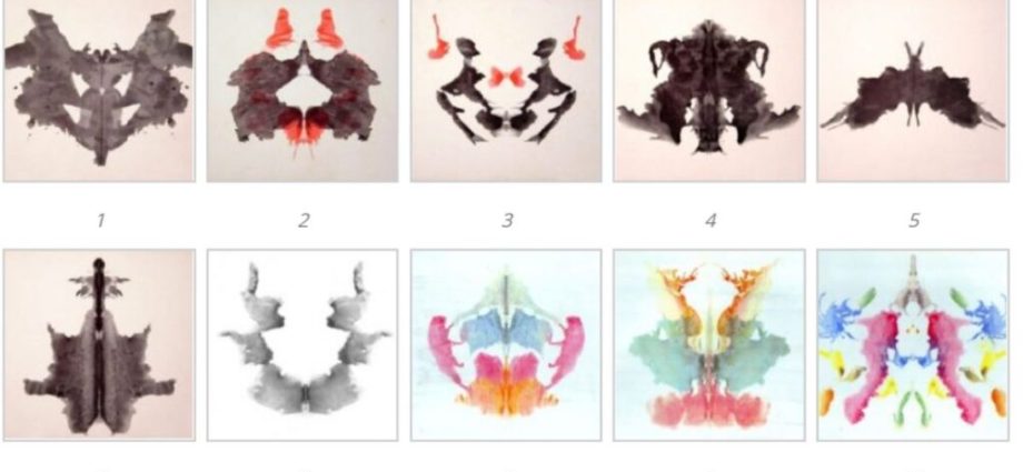 What do Rorschach spots and all the pictures in this test mean?