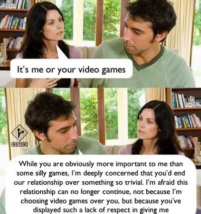 What to do if your man is a gamer
