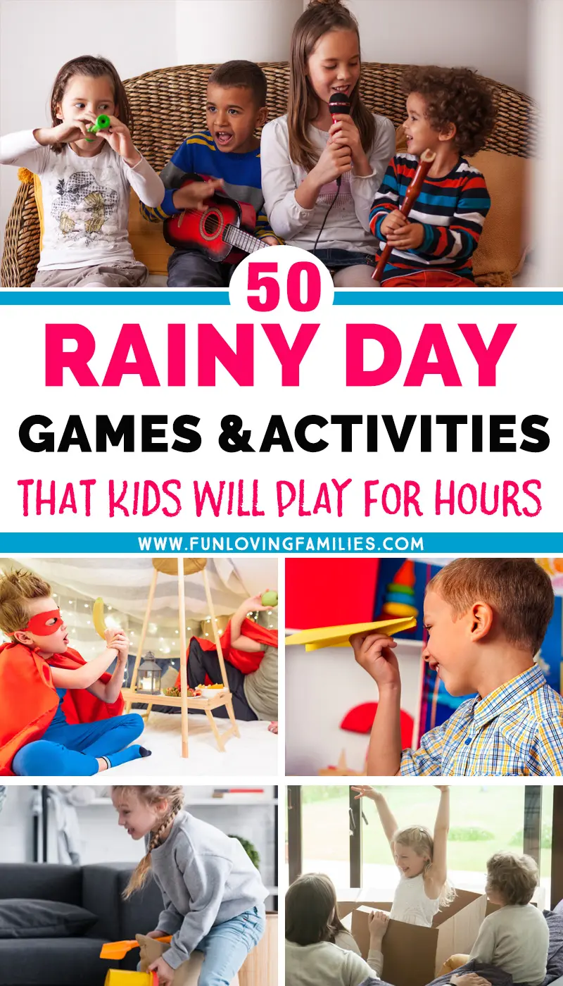 What to do with a child at home in bad weather? 10 games for a fun evening