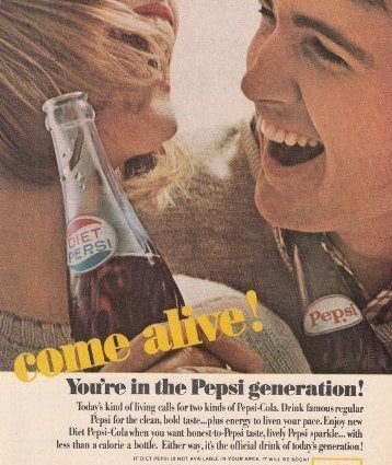 Who can be called the pepsi generation and why were they called that?