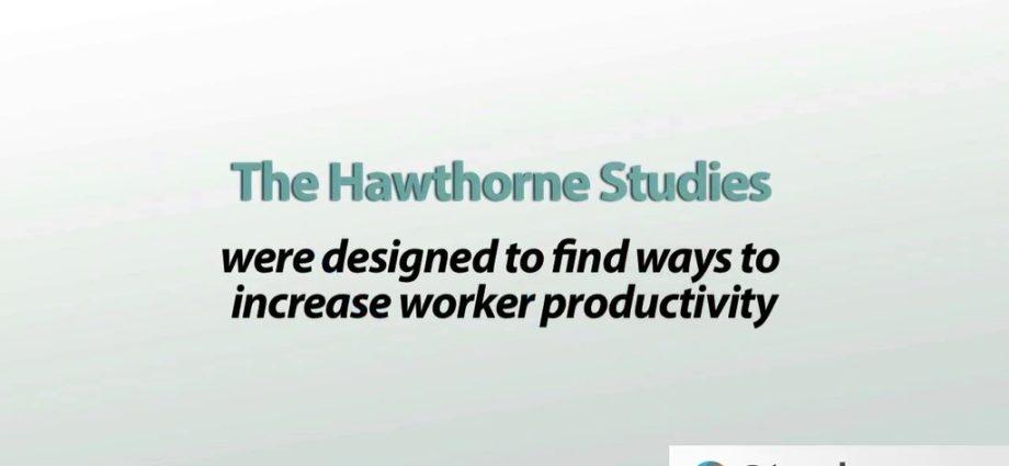 Why does labor productivity increase if the Hawthorne effect is present?