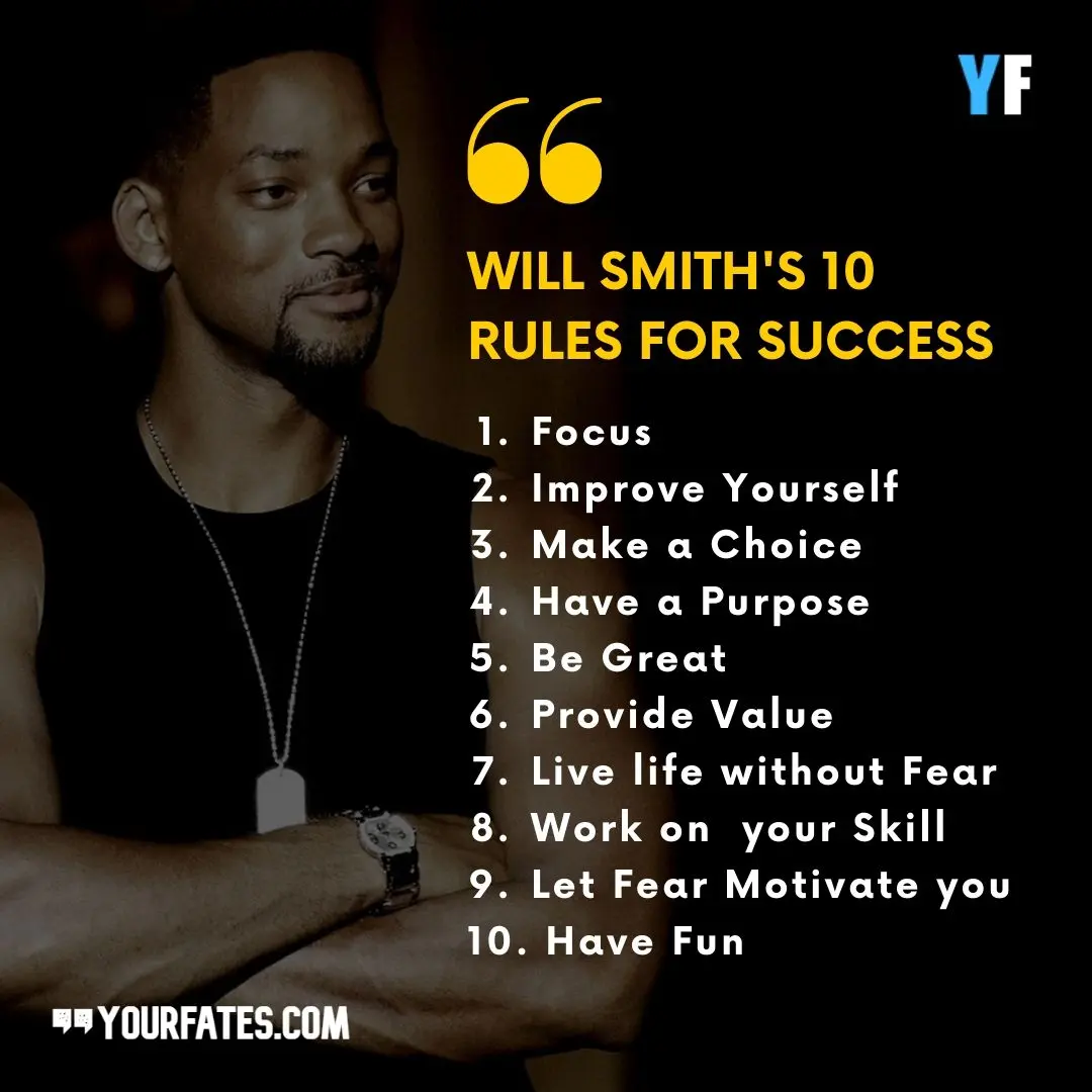 Will Smith’s 7 rules for life