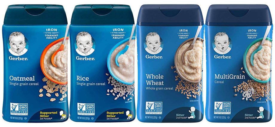 10 best cereals for the first feeding