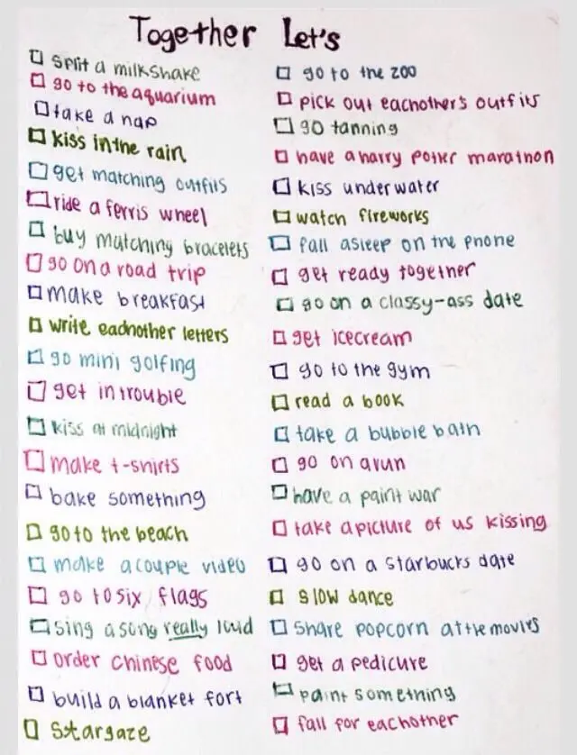 100+ ideas of what to give a girl for a year of relationship