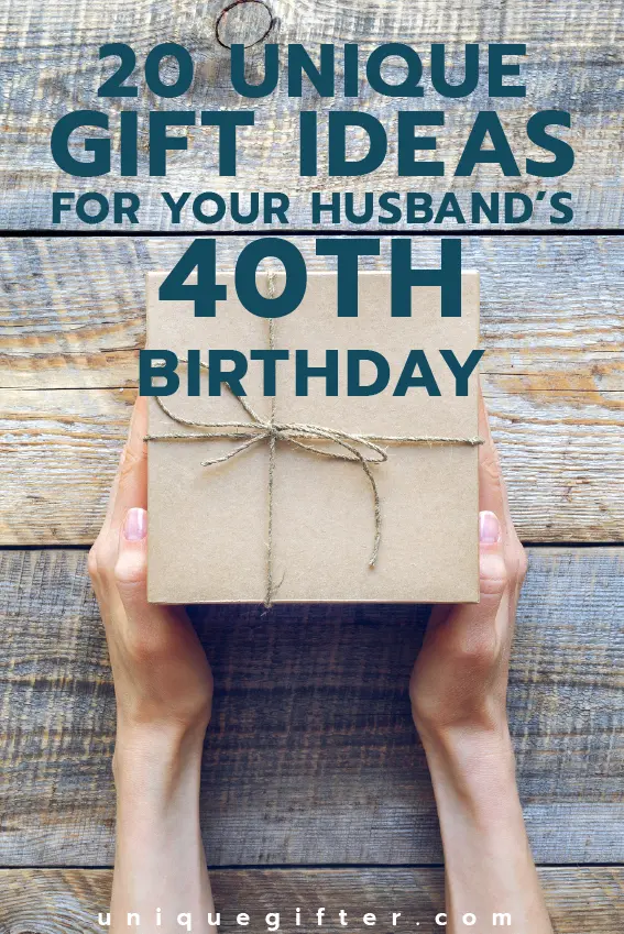 120+ ideas for what to give your husband for 40 years