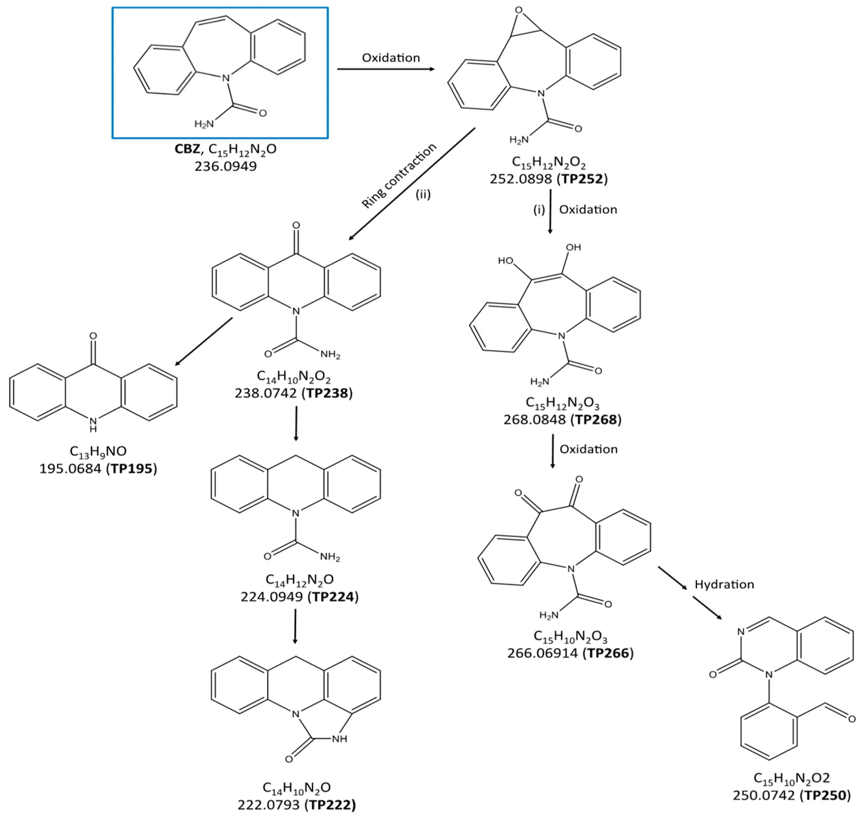 7 best analogs of Carbamazepine