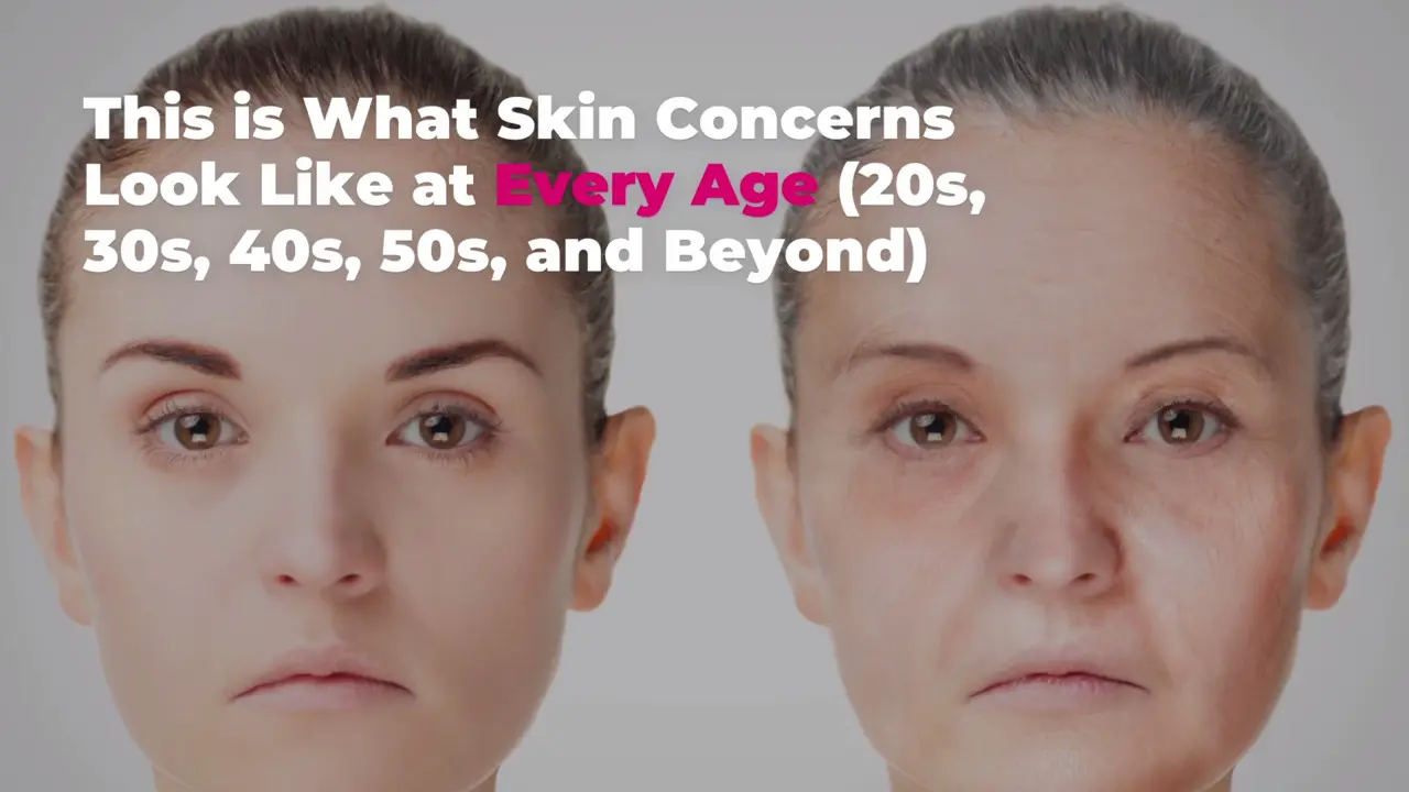 Age-related skin changes in women