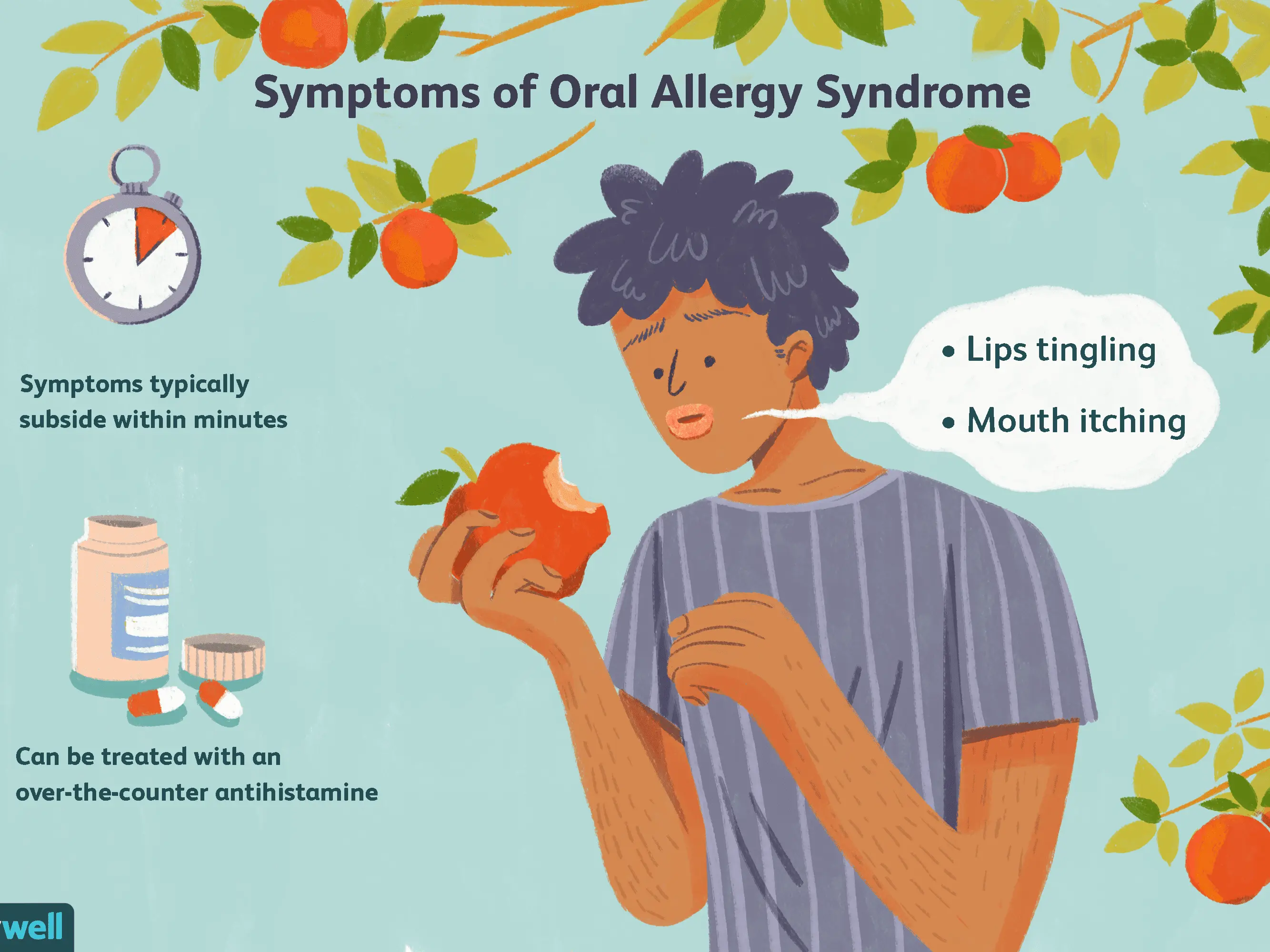 Allergy to apples in adults