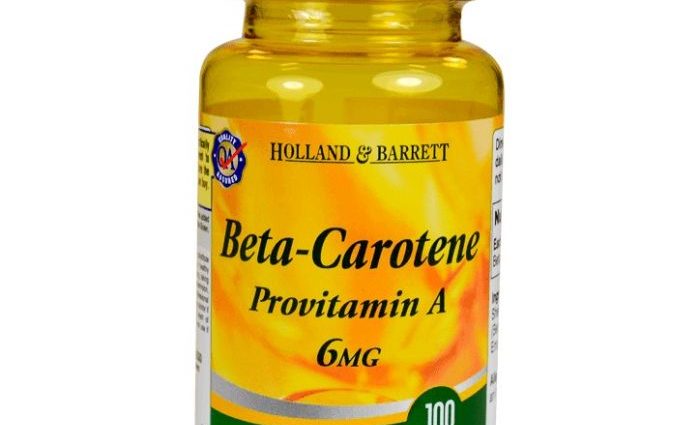 Beta-carotene (provitamin A)