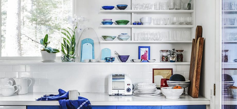 Blue kitchen: 13 best photos in the interior