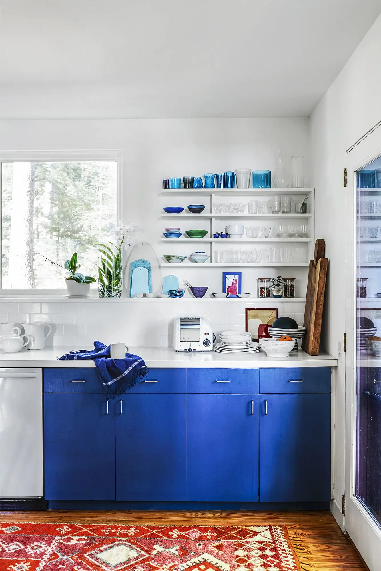 Blue kitchen: 13 best photos in the interior