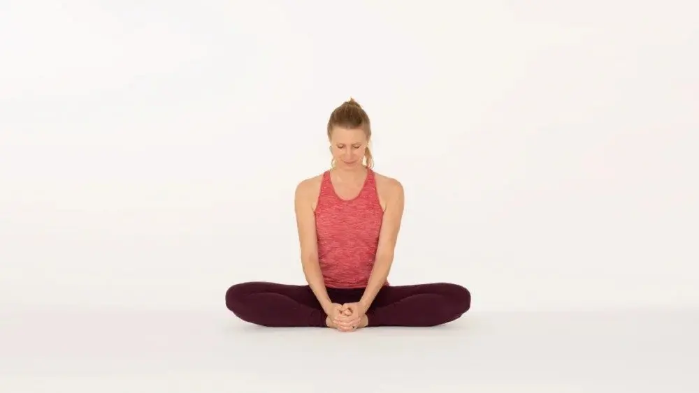 Butterfly yoga pose