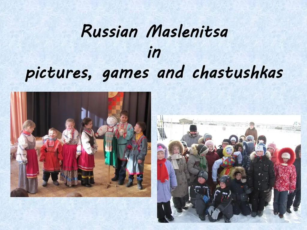 Chastushki for Maslenitsa