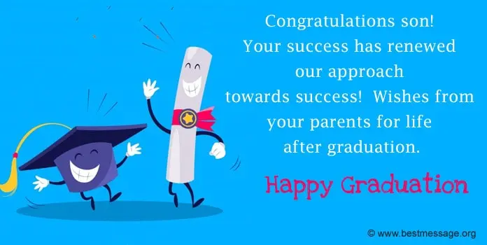 Congratulations to teachers on graduation