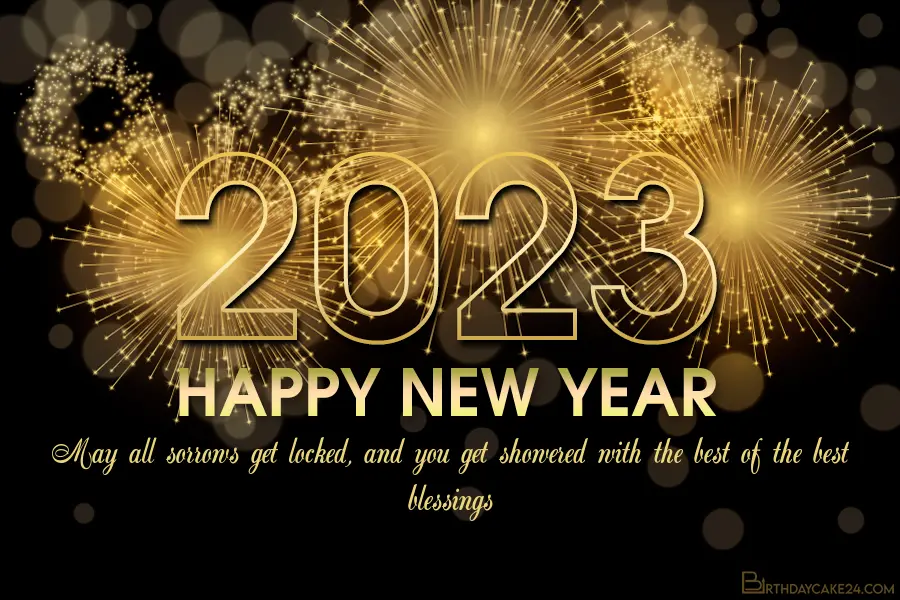 Cool greetings Happy New Year 2023