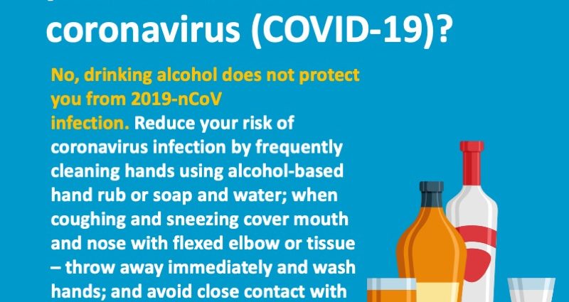 Coronavirus and alcohol