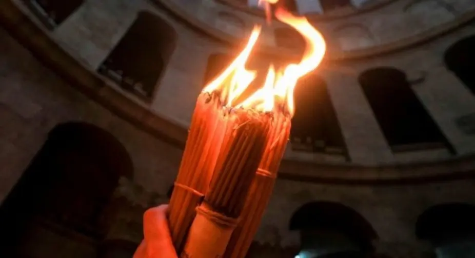 Descent of the Holy Fire 2023 in Jerusalem