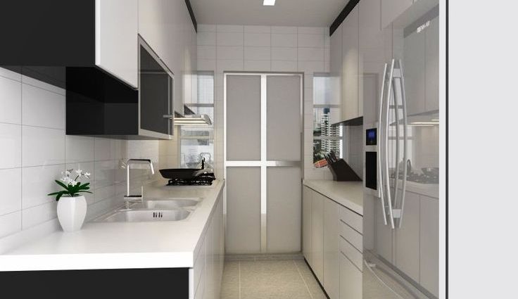 Design of a narrow kitchen in 2022: 20 best photos