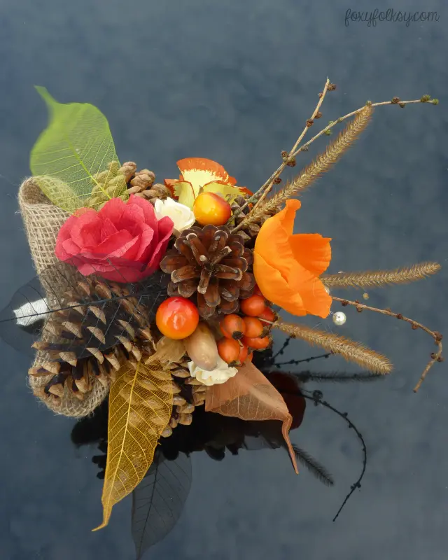 DIY autumn bouquet