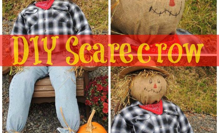 DIY scarecrow