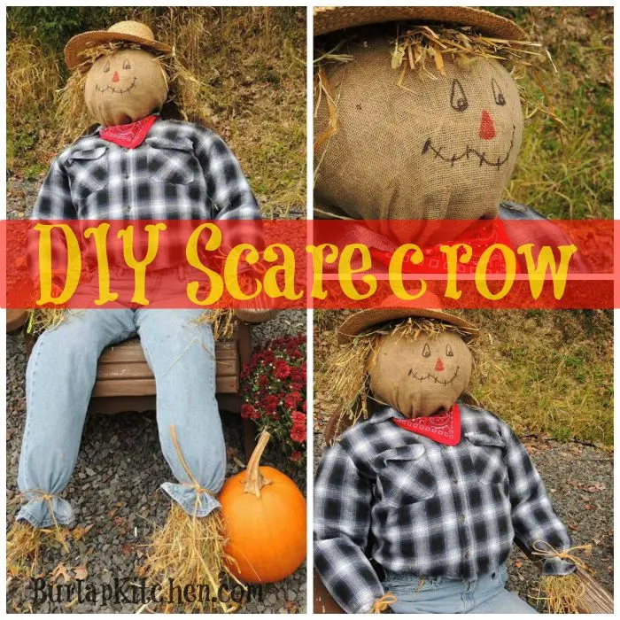 DIY scarecrow