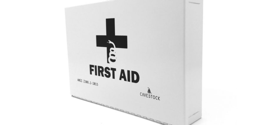 First aid kit at the cottage