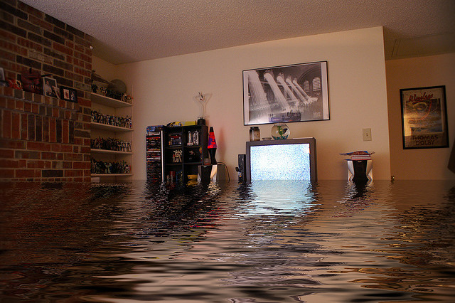 Die Nachbarn von unten überschwemmt