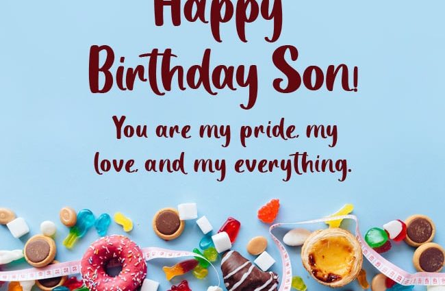 Happy birthday to son